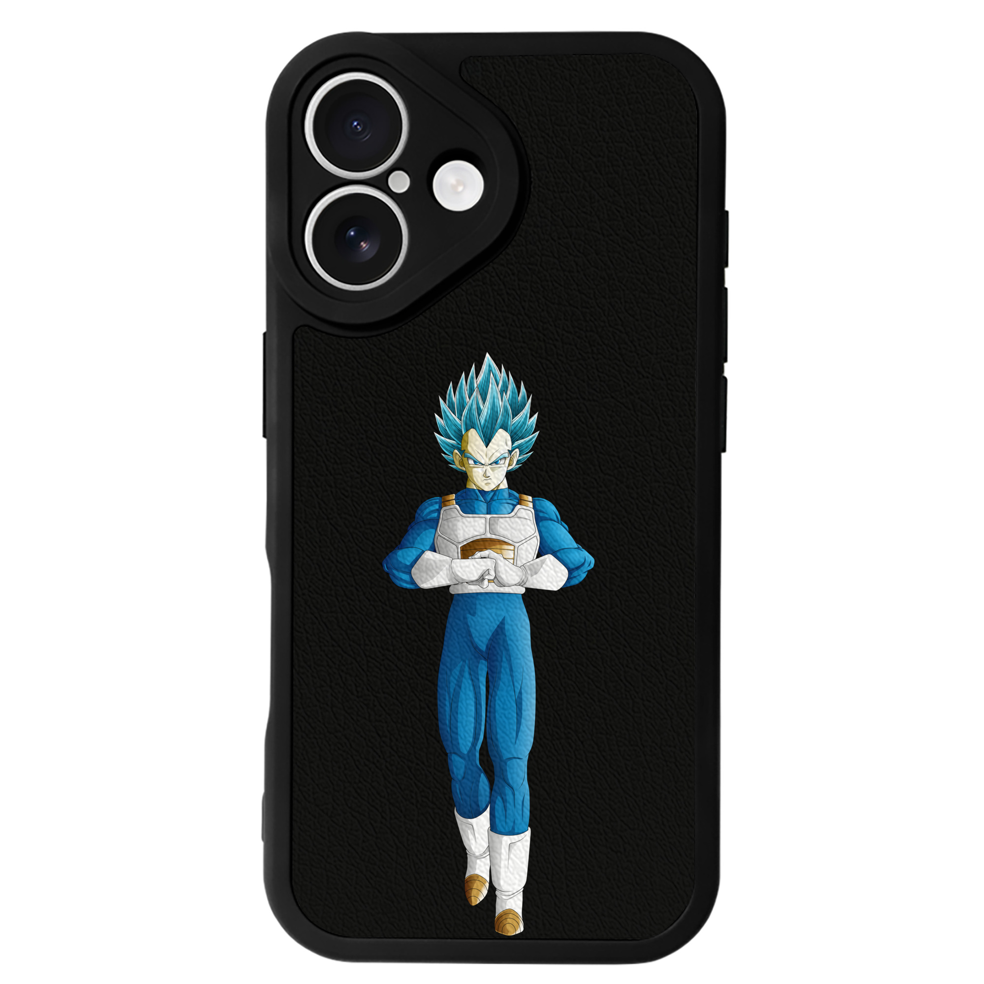 （画像用） ドラゴンボール ベジータ四世（Bejīta Yonsei）DRAGON BALL Vegeta IV 【iPhone 16シリーズ対応】シリコンスマホケース（レザー調） 材質：シリコン